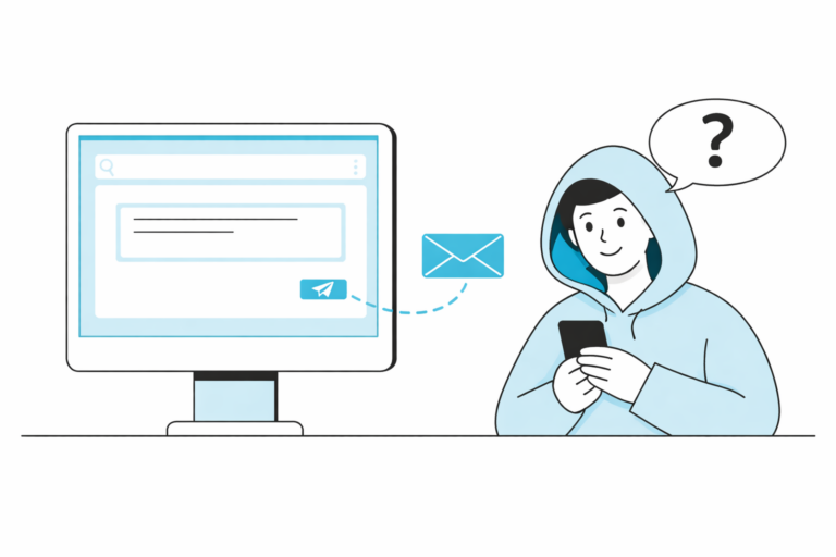 Anonymous tip submission concept illustration